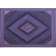 thumbnail image 1 of Ahgly Company Machine Washable Indoor Rectangle Abstract Blue Contemporary Area Rugs, 4' x 6', 1 of 4