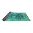 thumbnail image 2 of Ahgly Company Indoor Rectangle Oriental Turquoise Blue Traditional Area Rugs, 2' x 3', 2 of 4