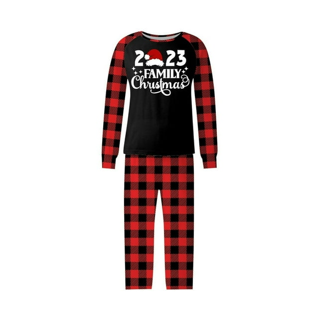 Pyjamas de Noël Assortis pour Hommes Ensembles de Pyjamas de Vacances pour la Famille