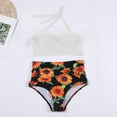 thumbnail image 3 of FcBaudy Womens Swimsuits Bathing Suit for Women Plus Size Swimsuit for Women Women Multi Color Color High Waist Conjoined Body Swimsuit Bikini Women Swimsuit, 3 of 4