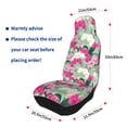 thumbnail image 4 of Sikiie Orchids Flowers Car Seat Protector 2 Pack Car Seat Cushion Mat, Car Seat Covers for SUV, Truck, Van, 4 of 7