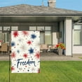 thumbnail image 3 of AMHNF Freedom Linen Garden Flag 12x18 inch, Memorial Day Independence Day Yard Flag for Spring Summer Home Outdoor Garden Decoration, 3 of 5