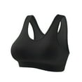 thumbnail image 3 of YUGYXL Women's Wireless Comfort Bra Full Coverage Lace Bras Seamless Lift v Neck Everyday Bras Lift and Support Sports Bra Clearance Sale Black,XXL, 3 of 5