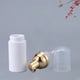 thumbnail image 3 of Guardurnaity Dispensador de bomba de botella secundaria, removedor de botellas, contenedor de líquido de bombeo con tapa, equipo de viaje, masajeadores blanco y dorado, 3 of 6