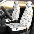 thumbnail image 3 of Haiem Sea Creatures Printed Car Seat Covers Set of 2, Universal Fit Car Seat Covers,Protective Seat Covers,Comfortable Car Seat Covers, Easy Installation Seat Covers, Vehicle Seat Covers, 3 of 9
