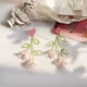 thumbnail image 4 of Pendientes colgantes con cuentas de semillas para mujeres y niñas, estilo bohemio H, 4 of 5