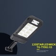 thumbnail image 3 of Lámpara de pared de seguridad Cola Solar Motion Wall Luces de inundación 128LEDs Estilo B, 3 of 8