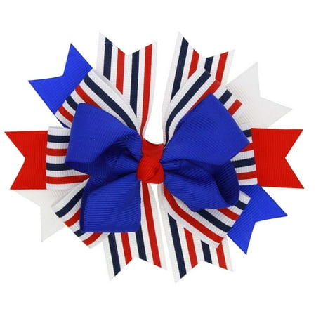 

Dadaria Hair Clips for Girls Children s Independence Day Hair Clip Bow Bound Clip Baby Accessories Products Red B Boys Girls