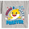 thumbnail image 3 of Baby Shark - Stars and Sharks - Toddler Short Sleeve T-Shirt, 3 of 6