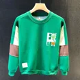 thumbnail image 4 of Sudaderas para hombre cuello redondo ropa de hombre sin capucha jersey letras cuello redondo top verde overfit algodón harajuku moda cálida, 4 of 4