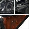 thumbnail image 4 of NUVISION for 07-11 Honda Crv Smoked Lens Amber Corner Headlight Replacement Head Lamps, 4 of 5