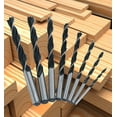 thumbnail image 2 of Max-Craft Woodworking Brad Point Drill Bit Set Wood Hole Cutter 10Pcs 5/32 inch, 2 of 8