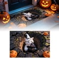 thumbnail image 2 of Nnndbs Halloween Optical Illusion Rug, 3D Visual Trap Floor Mat, Non Scary Carpet for Entryway Living Room Home Halloween Decor, 2 of 7