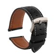 thumbnail image 3 of Suitable for Samsung Huawei GT2 stainless steel three-bead solid strap silicone strap Milan steel mesh strap 22mm three solid black steel strap 22mm, 3 of 4