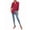Chestnut Red, variant on Womens Soft Satin Silk Leopard Button Down Shirts Silky Long Sleeve Work Shirt Dress Blouses Tops Light XL