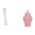 thumbnail image 1 of Elegante Pantalla De Cerámica Para Lámpara De Pie Con Diseño De Tarro De Jengibre De Porcelana, Acogedora Decoración Para Sala De Estar, Lámpara De Pie, Cubierta De Luz, Arreglo Floral,, 1 of 8