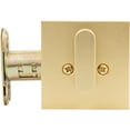 thumbnail image 4 of Grade 3 Contemporary Square Deadbolt, KW Keyway, Satin Brass by Stone Harbor Hardware, 4 of 4