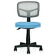 thumbnail image 1 of Costway Silla de Oficina con Respaldo Bajo Altura Regulable Ruedas Lisas y Giratorias a 360° Azul 50 x 50 x 79-91 cm, 1 of 10