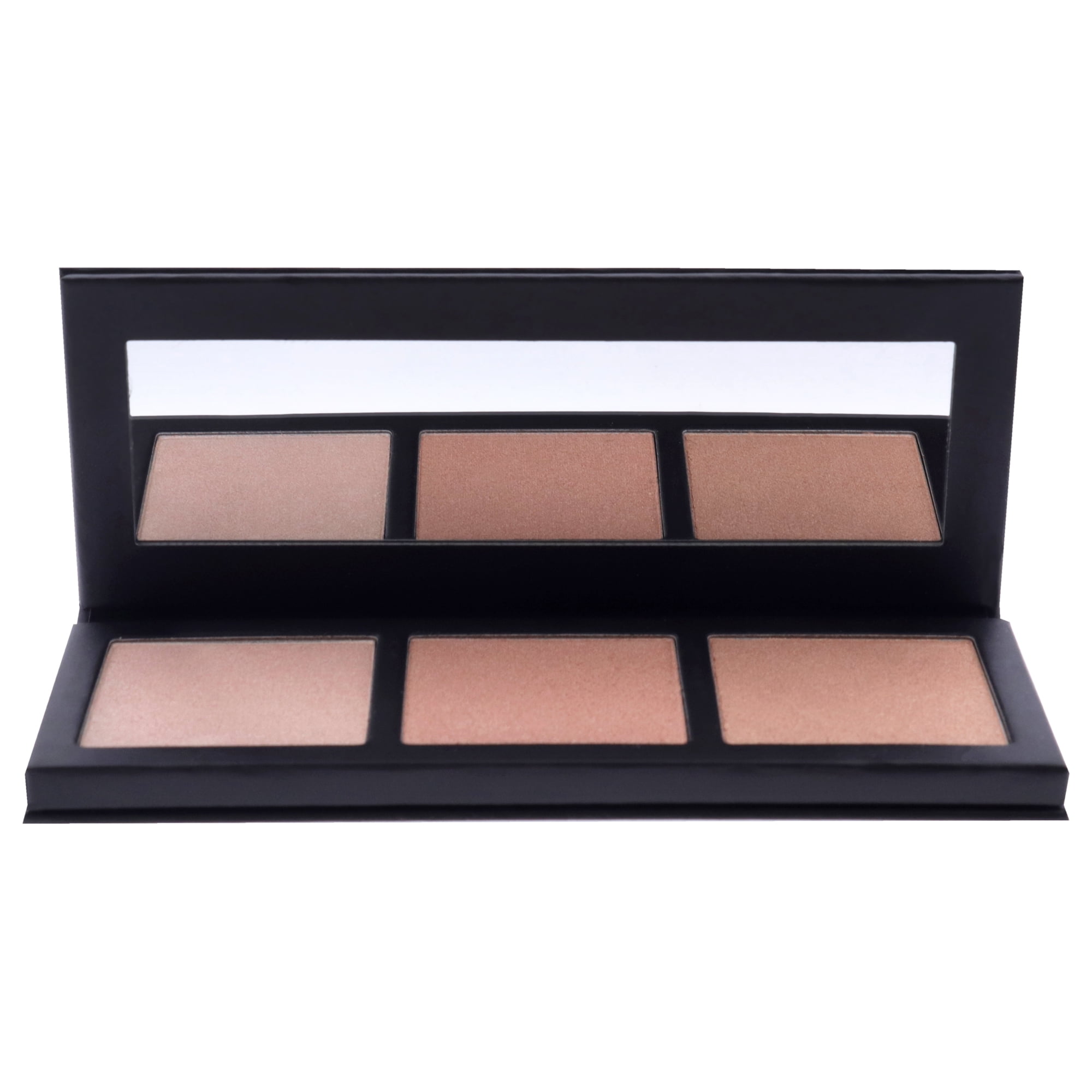 MAC COSMETICS COLOR PALETTE 0.15 OZ MAC COSMETICS/HYPER REAL GLOW PALETTE / GET LIT 0.15 OZ (4.5 ML) 3 HIGHLIGHT SHADES SILVER FONT