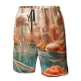 thumbnail image 4 of Balery Fantasy Underwater Jellyfish Traje de Baño Estilo Hawaiano para Hombre, Shorts de Secado Rápido con Bolsillos-Large, 4 of 6