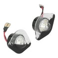 thumbnail image 1 of 2pcs SMD LED License Plate Lamp,Plastic 3W 6500K White Light Number Plate Lamp Replacement For 1994-2004 Car Accessory, 1 of 8