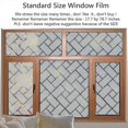 thumbnail image 3 of Pvc 1879" Door Privacy Window Film Privacy Covering Non-adhesive, 3 of 4