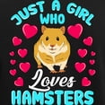thumbnail image 3 of CafePress - Just A Girl Who Loves Hamsters Gift Women Pajamas - Women's Short Sleeve Print T-Shirt and Pants Dark Cotton Pajama Set, 3 of 7