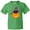 Kelly Green, variant on Inktastic Black Cat, Pumpkin, Cat With Witch Hat, Halloween Youth T-Shirt