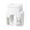 White, variant on MERILER Toothpaste Dispenser Without Drilling - Wall Mounted Automatic Squeezer with Toothbrush Hanger, Easy-to-Operate Face Nail, Strong Load Bearing