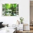 thumbnail image 4 of IDEA4WALL Wall Murals for Bedroom Fake Window View Forest Removable Wallpaper Peel and Stick Nature Wall Stickers - 24x32 inches, 4 of 4