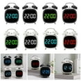 thumbnail image 2 of Desk Clock Adjustment Light Heavy Sleeper Digital Alarm Clock Progressive Sound With Twin Bells Alarm Clock, 2 of 9