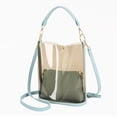 thumbnail image 6 of Trendy Semi-clear PVC Handbag Jelly Bag Shoulder Bag 2in1 Bag for Work Business, 6 of 20