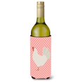 thumbnail image 1 of ""Caroline'S Treasures Abrazadera decorativa para botella con diseño de pollo Leghorn, color rosa, 750 ml, multicolor"", 1 of 1