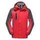 thumbnail image 4 of Chaqueta Softshell con capucha para hombre Abrigo impermeable Chaquetas casuales Cazadora de invierno Chaqueta de senderismo Abrigo a prueba , rojo, XXXL Yinane Chaqueta softshell con capucha, 4 of 8