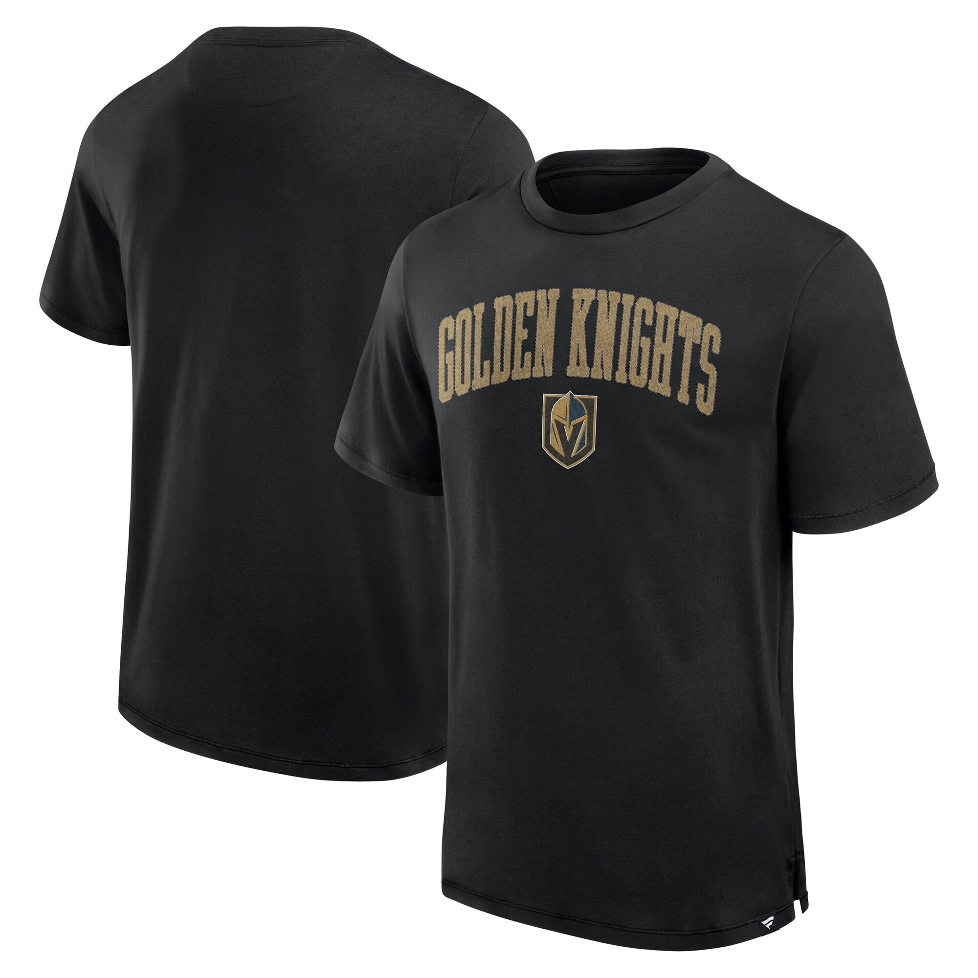 Men's Fanatics Black Vegas Golden Knights Elevated Pima T-Shirt