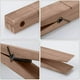 thumbnail image 4 of 3 Piece Rustics Wooden Towel Rack With Hooks Wall Mounted Large Capacity Rust Resistants Bathroom Organizer Hooks Antis Drop Clothespins, 4 of 6