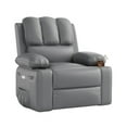 thumbnail image 1 of Electric Recliner + Rocking + Massage: #Cf8011 Pu Leather + Seat Width: 56Cm Cf8011 Electric Recliner + Rocking + Massage Seat Width: 56Cm, 1 of 9