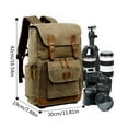 thumbnail image 5 of lanema Vintage Men Women Camera Bags Batik Canvas Photography Bag Outdoor Large Camera Photo Backpack, 5 of 12