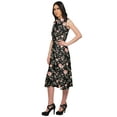 thumbnail image 3 of Moomaya Sleeveless Printed Button Down Dress With Pocket Casual Women shirt, 3 of 5