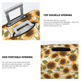 thumbnail image 3 of Rateoe Autumn Sunflowers Printed Luggage Cover, Suitcase Protector Fits 18-32 Inch Luggage-Large, 3 of 7