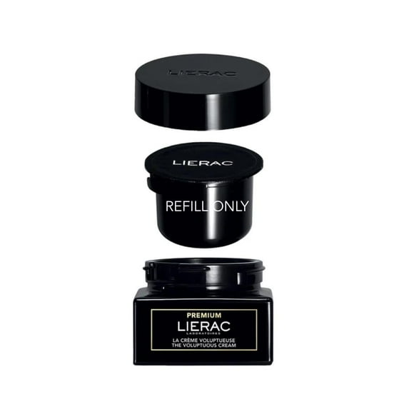 Lierac The Voluptuous Face Cream Refill, Wrinkle-Minimizing Face Moisturizer Cream for Woman, Fine Lines, Hydrating, Targets Signs of Aging with Niacinamid