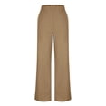 thumbnail image 3 of Betivan Women Summer 2 Piece Sets Square Neck Sleeveless Crop Tops Wide Leg Pants Matching Sets Travel Vacation Outfits, 3 of 9