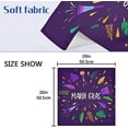 thumbnail image 7 of Dreamtimes Mardi Gras Cloth Napkins Set of 1, Oversized Washable Reusable Polyester Dinner Table Napkins for Family, Restaurant, Party Decor, 20 x 20 Inch, 7 of 7