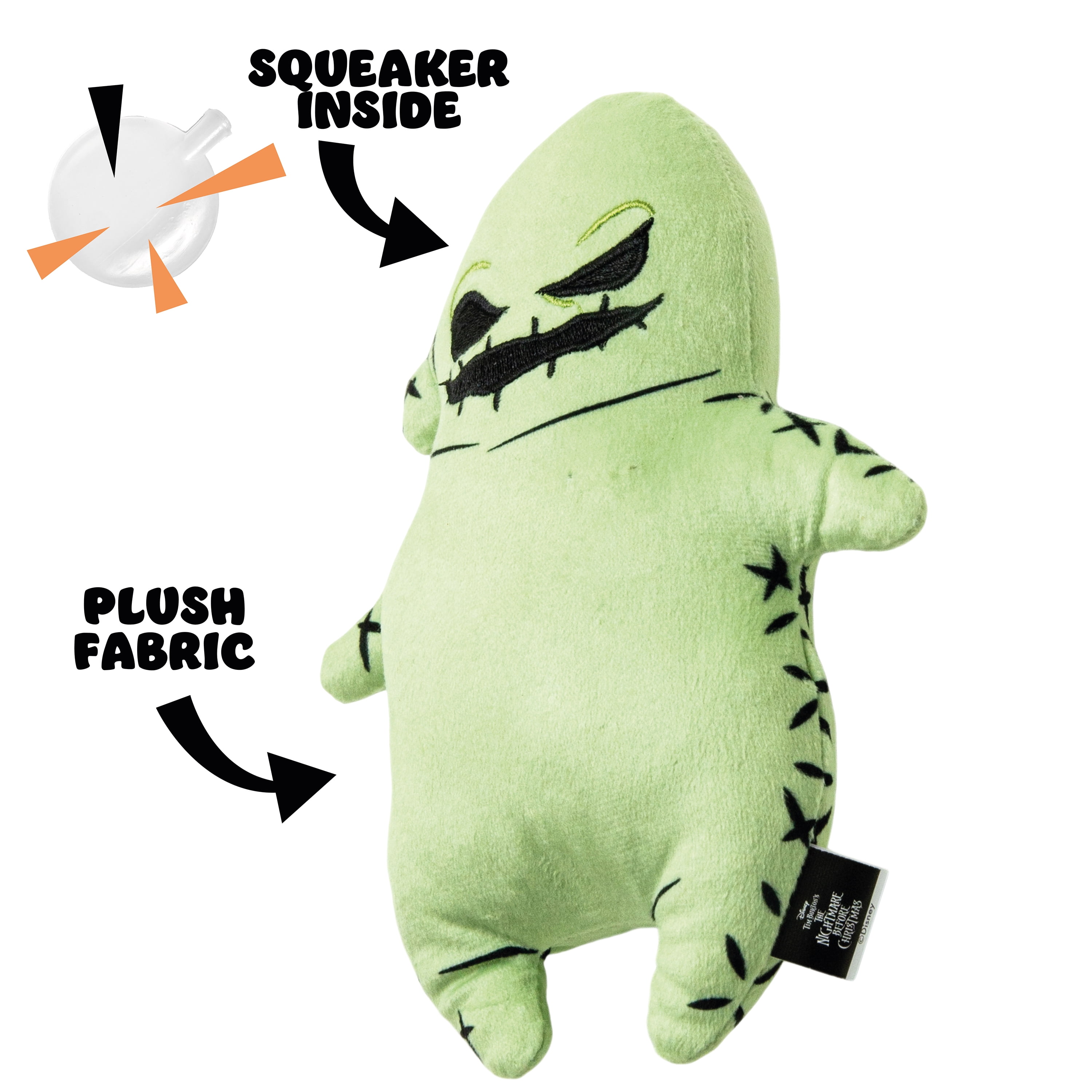 Disney The Nightmare Before Christmas Oogie Boogie Plush Squeaky Dog Toy
