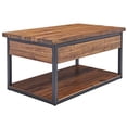 thumbnail image 1 of Alaterre Meuble Claremont Table Basse en Bois Rustique 42 Pouces L avec Étagère Basse, 1 of 2