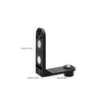 thumbnail image 3 of Universal 1/4 Leveler Wall Mounted Bracket Clip Metal 360 Degrees Portable Support Leveling Instrument Stand Holder Professional Rack Type 3, 3 of 7