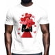 thumbnail image 1 of Camisetas para hombre, camiseta de algodón con cuello redondo y forma de corazón para San Valentín, manga corta, color rojo Love Girl., 1 of 8