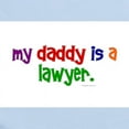 thumbnail image 2 of CafePress - My Daddy Is A Lawyer Infant Bodysuit - Baby Light Bodysuit, Size Newborn - 24 Months, 2 of 4