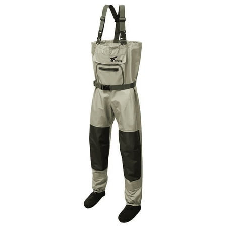 8 Fans Breathable Chest Wader for Men Stocking Foot 3-Ply 100% Durable and Waterproof Insulated Fishing Chest Waders for Fly Fishing Duck Hunting Emergency Flooding
