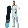 thumbnail image 2 of Women's Snow Pants Women's Matching Color Matching Windproof and waterproof Warm and breathable Ski Pants Windproof Warm Breathable Ski Pants, 2 of 5